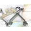 Boaters' Resale Shop of TX 2504 1147.07 LEE'S WISHBONE OUTRIGGER BASES FOR PARTS