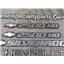 2001 2002 CHEVROLET SLT 2500HD 6.6 LB7 DURAMAX DIESEL OEM EMBLEMS (6) SET