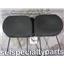 2008 2009 CHEVROLET 3500 SLT EXT CAB 6.6 LMM DIESEL AUTO 4X4 HEADRESTS BLACK SET