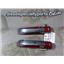2011 2012 DODGE 3500 LARAMIE 6.7 DIESEL G56 EXTERIOR DOOR HANDLES (2) RED PAINT
