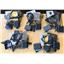Lot of 5 Invisio X50 Kit with digital in-ear X5 headset puches manuals - AS IS !