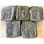 Lot of 5 Invisio X50 Kit with digital in-ear X5 headset puches manuals - AS IS !