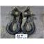 2000 2001 2002 FORD F350 XLT 7.3 DIESEL AUTO 4X4 OEM FRONT FRAME TOW HOOKS SET