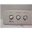 Amana Washer WPW10429631 W10484683 Control Panel Assy Used