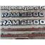 1998.5 - 1999 DODGE RAM 2500 5.9 DIESEL AUTO 4X4 EMBLEMS ( SET OF 5 ) OEM