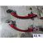 2006 2007 VOLKSWAGEN JETTA 1.9 DIESEL AUTO EXTERIOR DOOR HANDLES (RED) SET