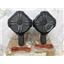 Boaters' Resale Shop of TX 2508 0201.01 TWO BLACK WAKE BOARD TOWER 6" SPEAKERS