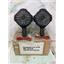 Boaters' Resale Shop of TX 2508 0201.01 TWO BLACK WAKE BOARD TOWER 6" SPEAKERS