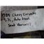 1989 1990 CHEVROLET CORVETTE 5.7 AUTO OEM POWER SEATS WIRING HARNESS (2) SET