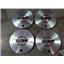 1989 1990 CHEVROLET CORVETTE 5.7 AUTO CONVERTIBLE OEM HUBCAPS (SET) 4 CHROME