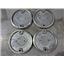 1989 1990 CHEVROLET CORVETTE 5.7 AUTO CONVERTIBLE OEM HUBCAPS (SET) 4 CHROME