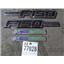 2013 2014 FORD F150 LARIAT 3.5 ECO BOOST AUTO 4X4 EMBLEMS ( SET OF 4 ) OEM
