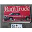 2001 DODGE 3500 2500 EXTENDED CAB SLT 5.9 DIESEL NV5600 4X4 OWNERS MANUAL