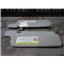 2001 2002 TOYOTA ECHO 2DR 4CLY 1.5L MANUAL SUN VISORS ( SET ) LIGHT GRAY OEM