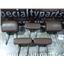 2008 2009 HYUNDAI VERACRUZ 3.8L AUTO HEAD RESTS SET ( 5 ) BROWN LEATHER OEM