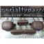 2008 2009 HYUNDAI VERACRUZ 3.8L AUTO HEAD RESTS SET ( 5 ) BROWN LEATHER OEM