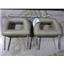 2003 2004 BUICK REGAL LS 3.8 V6 AUTO OEM FRONT SEAT LEATHER HEAD RESTS (TAN)