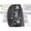 2000 2001 FORD EXPLORER 4.0 AUTOMATIC PASSENGER SIDE ( RIGHT ) REAR TAIL LIGHT