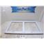 GE Refrigerator WR32X32489 White Veg. Pan Frame Used