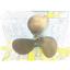 Boaters' Resale Shop of TX 2604 1101.01 BRONZE 3 BLADE 18LH15 PROP-1.25" SHAFT