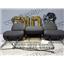 2010 2011 SANTA FE SE 3.5 V6 AUTO SUV AWD OEM BLACK LEATHER HEAD RESTS SET 5