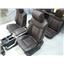 2011 2012  FORD F150 CREWCAB OEM PLATINUM BROWN LEATHER SEATS W/ CONSOLE