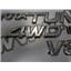 2004 2005 TOYOTA TUNDRA LIMITED 4.7 AUTO 4X4 EMBLEMS BADGES SET 4 CHROME OEM