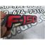 2012 2013 FORD F150 XLT 3.5 ECOBOOST AUTO 4X4 OEM TAILGATE EMBLEM BADGE (F150)