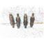 Boaters' Resale Shop of TX 2606 1302.21 WESTERBEKE WTA-15-614 INJECTORS (4)