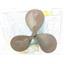 Boaters' Resale Shop of TX 2606 2705.05 BRONZE 3 BLADE 20LH18 PROP - 1.25" SHAFT