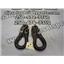 2001 2002 FORD F350 XLT 6.8 V10 AUTO 2WD OEM FRONT TOW HOOKS (SET) BLACK