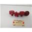 WOLF OVEN 822274 SET OF (4) RED KNOB GR,DF, SRT USED