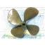 Boaters' Resale Shop of TX 2606 2001.62 BRONZE 4 BLADE 22RH26 PROP-1.5" SHAFT