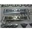 2008 2009 FORD ESCAPE LIMITED 3.0 V6 AUTO 4WD EMBLEM BADGE SET OEM