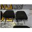 2011 2012 MAZDA 5 VAN 2.5L 4CYL MANUAL HEADRESTS (5) SET BLACK CLOTH OEM