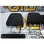 2011 2012 MAZDA 5 VAN 2.5L 4CYL MANUAL HEADRESTS (5) SET BLACK CLOTH OEM