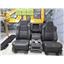 2008 2009 2010 FORD F350 LARIAT FX4 CREWCAB OEM BLACK LEATHER SEATS W/ CONSOLE