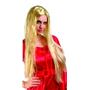 24" Long Straight Blonde Wig
