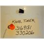 Whirlpool STOVE 3169181  330206  Knob, Timer    USED