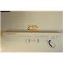 WHIRLPOOL DISHWASHER W10505573 Console Assembly (white)    NEW W/O BOX