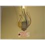 GE STOVE WB8X5119  WB2X8307  Indicator Hot Surface W/Bracket USED PART