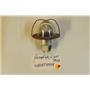 GE Stove  WB08T10004  Recepticle, light USED PART