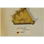 Whirlpool  Washer 371925  End cap harvest gold rh  used part