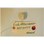 WHIRLPOOL STOVE 8053477     Knob, Accusimmer almond     used