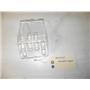 WHIRLPOOL REFRIGERATOR 2211074 LIGHT COVER USED PART ASSEMBLY F/S
