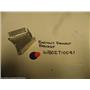 GE OVEN WB02T10041 Radiant Element Bracket USED PART