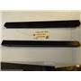 GE Stove WB7X7340 WB7X7341 Trim Door Lf & Rt Blk   used