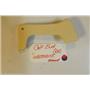 GE STOVE WB07X10155 Cap End  (RH)  almond  USED PART