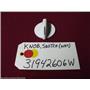 Amana STOVE 31942606W  Knob, Switch (wht) used part