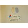 GE STOVE WB03K10116    Knob Control wht  USED PART